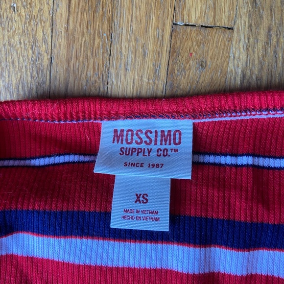 Striped halter beach cover up dress - Picture 2 of 2